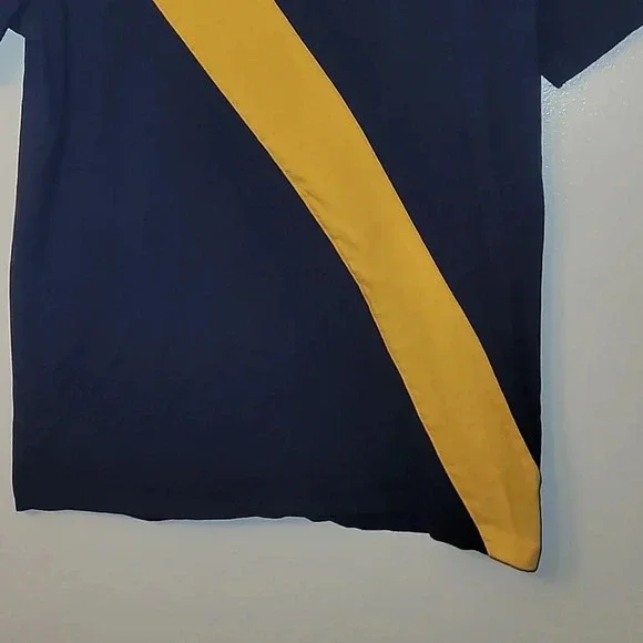 Polo by Ralph Lauren vintage 90s y2k embroidered boys XL 18/20 Navy and gold tee - Picture 2 of 9